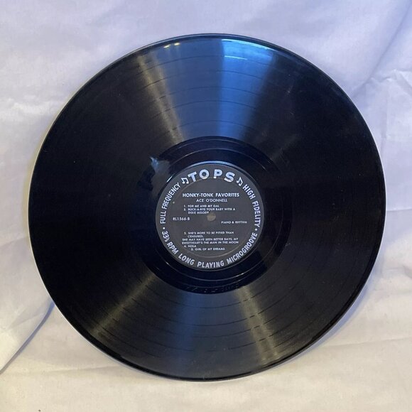 Ace O'Donnell Honky-Tonk Favorites (Vinyl, 1957) Tops Records L1566 Good LP - Picture 8 of 9